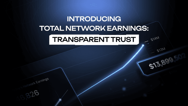 Introducing Total Network Earnings: Transparent Trust