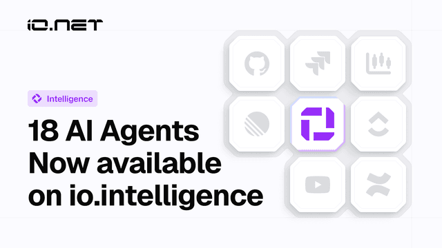 18 AI Agents Now Available on io.intelligence