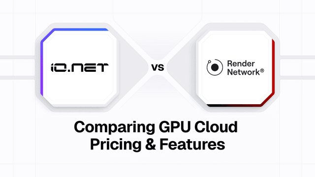 IO vs Render and alternatives: Comparing GPU cloud pricing and features