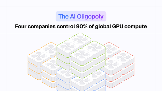 The AI oligopoly: Four companies control 90% of global GPU comput