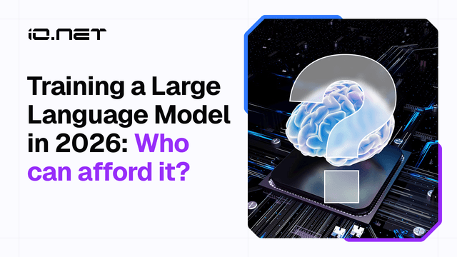 Training a Large Language Model in 2026: Who can afford it?
