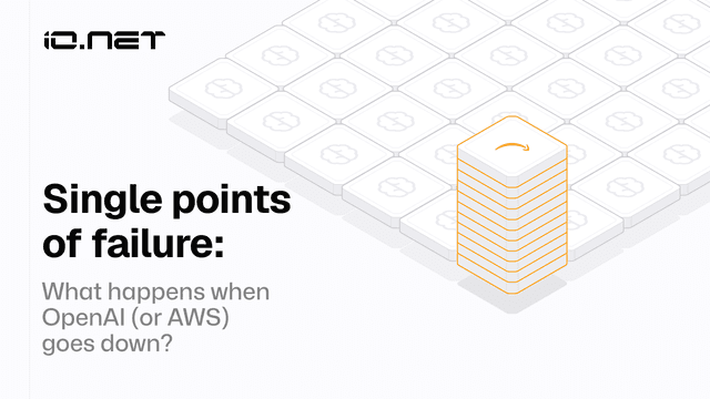 Single points of failure: What happens when OpenAI (or AWS) goes down?