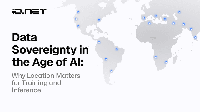 Data sovereignty in the age of AI: Why location is everything for training and inference