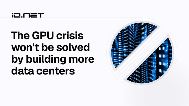 The GPU crisis won't be solved by building more data centers