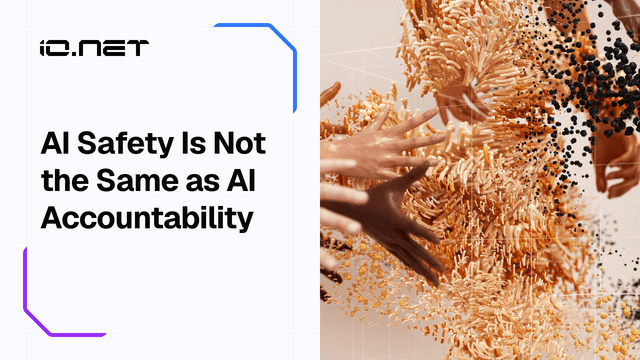 AI Safety Is Not the Same as AI Accountability