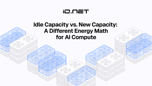 Idle Capacity vs. New Capacity: A Different Energy Math for AI Compute