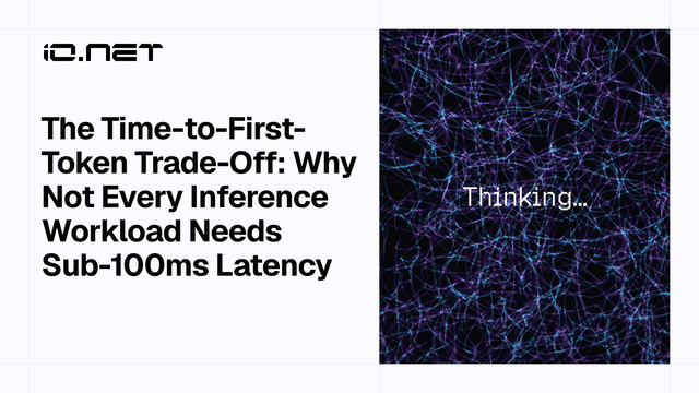 The Time-to-First-Token Trade-Off: Why Not Every Inference Workload Needs Sub-100ms Latency