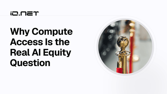 Why Compute Access Is the Real AI Equity Question